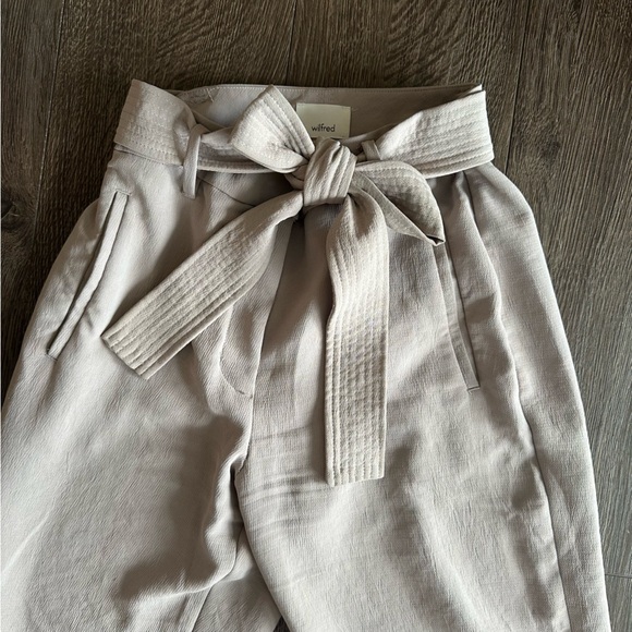 Wilfred/Aritzia Front Tie Pants - Picture 3 of 8